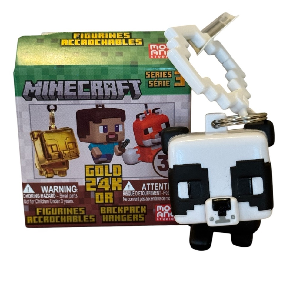 Minecraft Series 3 Collectible Panda Bag / Backpack Charm